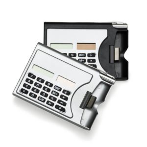 Foto Calculadora Plástica com Porta Cartão e Caneta CB 3919 Imagem