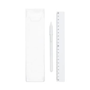 Foto Kit Caneta e Régua CB 11826 Imagem Branco (1)