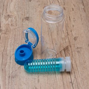 Foto Squeeze Plástico 700ml com Infusor CB 13764B Imagem Azul (2)