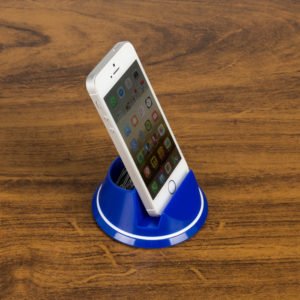 Foto Suporte Giratório para Celular com Porta Clips CB 13787 Imagem Azul (2)