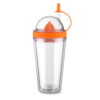 Foto Copo Plástico com Espremedor de Frutas 500ml CB 8100 Imagem Laranja (1)