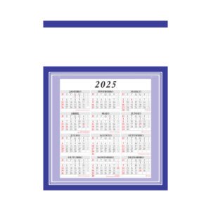 Foto Folhinha Comercial Grande CB 50LG Imagem Azul (2)