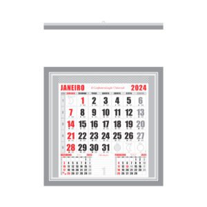 Foto Folhinha Comercial Grande com Vareta CB 51 LG Imagem Prata (1)