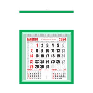 Foto Folhinha Comercial Grande com Vareta CB 51 LG Imagem Verde (1)