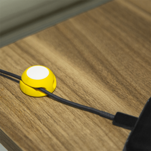 Foto Organizador de Cabos CB SVT 005 Imagem Amarelo