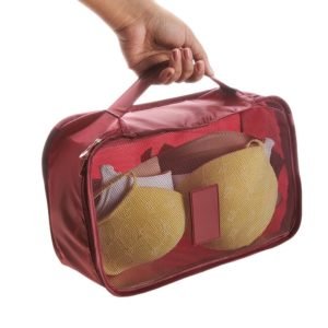 Foto Kit Necessaire 6 Peças CB 18538 Imagem Vinho (10)