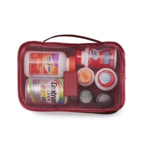 Foto Kit Necessaire 6 Peças CB 18538 Imagem Vinho (9)