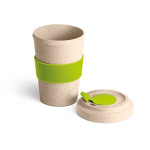 Foto Copo para Viagem em Fibra de Bambu CB 94638 Imagem Verde (2)