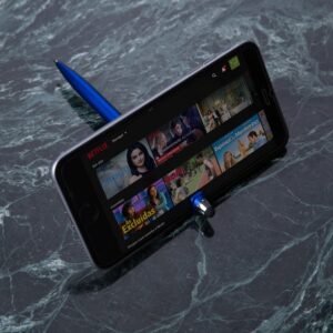 Foto Caneta Touch com Suporte CB 13499B Imagem Azul (2)