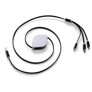 Foto Cabo de Dados Retrátil CB 338 Imagem Preto (1)