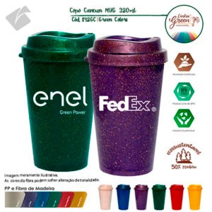 Foto Copo Cancun MUG 320ml Green Colors CB 142GC Imagem