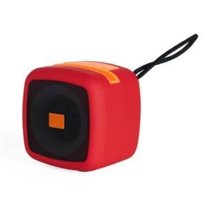 Caixa de Som Multimídia TWS CB 6030 | luzes RGB e suporte para celular. Material plástico com base antiderrapante.