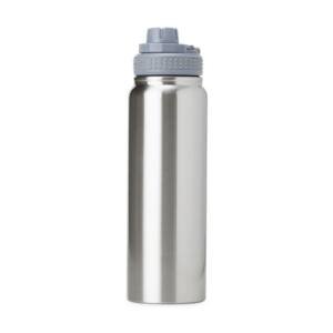 Garrafa Térmica 850ml CB 18711 | com infusor de bebidas, feita em inox 304 de parede dupla com capacidade de 850ml. Tampa com alça para transporte e tampa de proteção para o bocal.