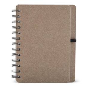 Caderneta Kraft B6 com Porta Caneta CB 2601 | Contém aproximadamente 70 páginas pautadas na cor branca.