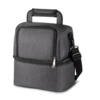Bolsa Térmica em Poliéster CB BT310 | bolso frontal, alça de mão, alça de ombro regulável com 2 compartimentos térmicos.