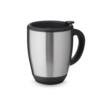 Caneca Inox 470ml CB 15017 | bocal com trava de segurança e pegador de plástico.