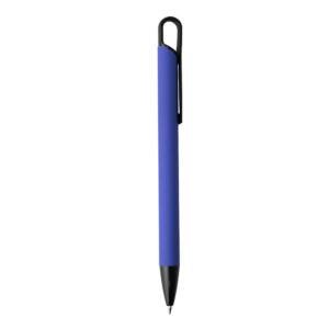 Caneta Semimetal CB 15034 | acionamento por clique e carga esferográfica azul 1.0mm.