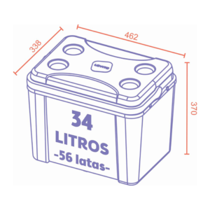 Foto Caixa Térmica 34L LAVITA Imagem (2)