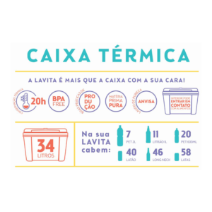Foto Caixa Térmica 34L LAVITA Imagem (3)