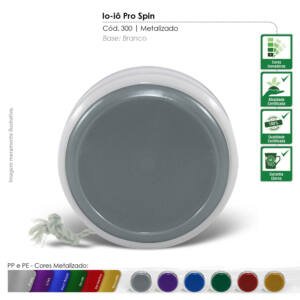 Foto Ioiô CB 300 Imagem Metalizado Base Branca