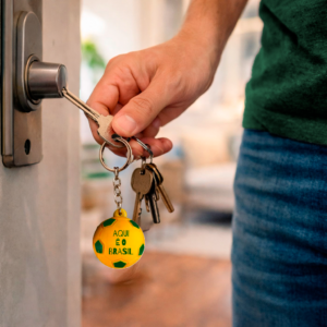 Foto Chaveiro Anti-Stress Bola de Futebol Imagem 2)