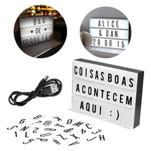 Foto Luminária Letreiro de Cinema Light Box Led CB 10411 Imagem (6)