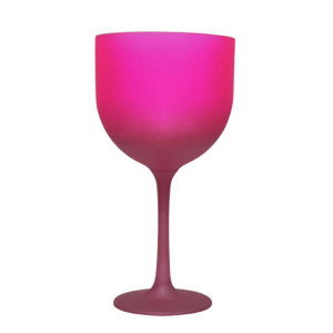 Foto Taça Gin 550ml Degradê Imagem Rosê Gold e Pink