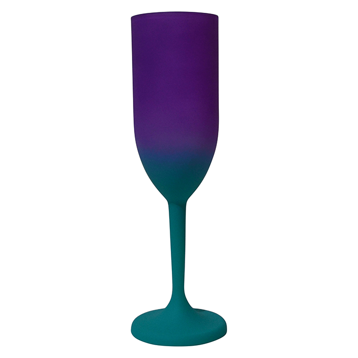 Foto Taça Light 190ml Degradê Imagem Tiffany e Roxo Foto Taça Light 190ml Degradê Imagem Tiffany e Roxo