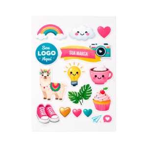 Foto Cartela de Adesivo Imagem (1)