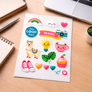 Foto Cartela de Adesivo Imagem (2)