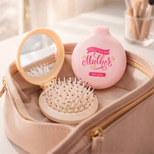 Foto Escova com Espelho CB 10342B Imagem Dia da Mulher (2)