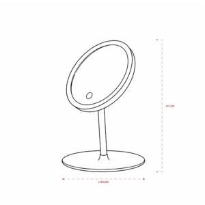 Foto Espelho de Mesa CB 18981A Imagem (1)