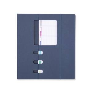 Foto Bloco de Anota&ccedil;&otilde;es com Suporte CB 19082 Imagem Azul (4)