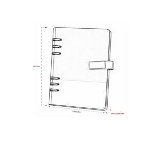 Foto Caderno Fichario CB 19140 MEDIDAS Imagem