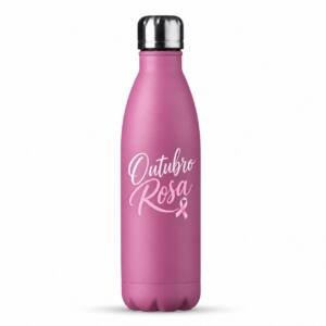 FOTO GARRAFA INOX OUTUBRO ROSA IMAGEM