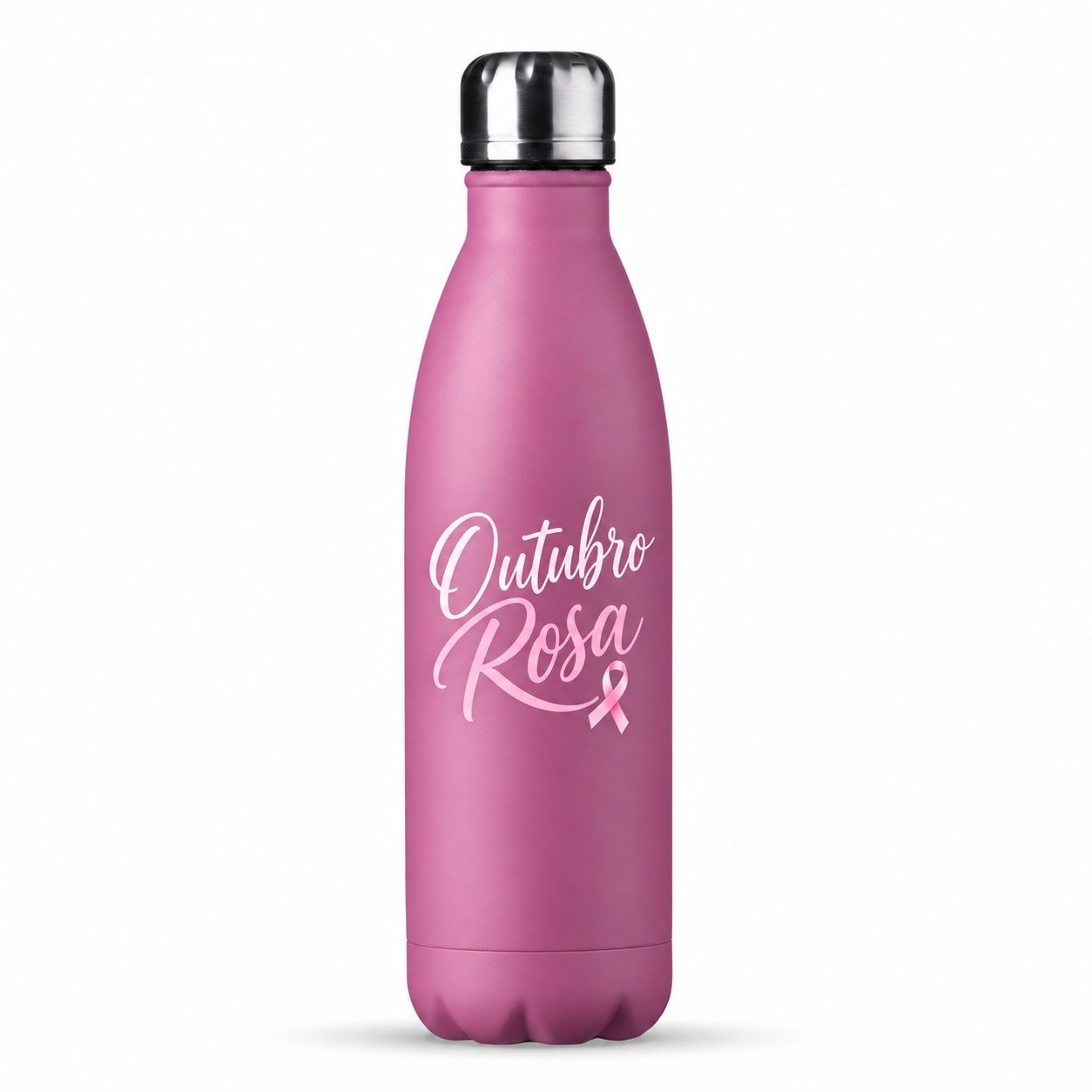 Garrafa Inox Outubro Rosa