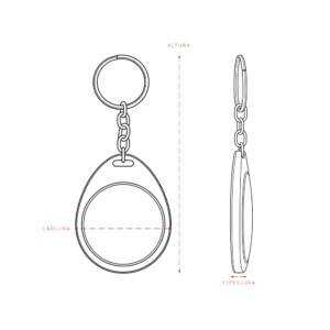 Foto Chaveiro PVC CB 15498 AZ Imagem (5)